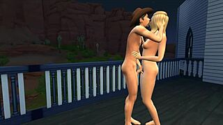 Ted and Meredith Rosswell’s hot date continues in this animated porn game