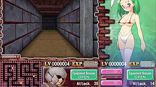 Anime sex with hot and spicy scenes in a dungeon