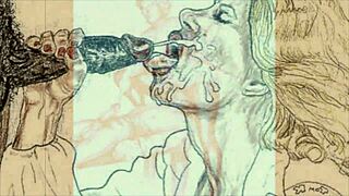 vintage erotic illustration with captivating retro charm
