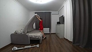 Cheating wife caught in the act by jealous husband