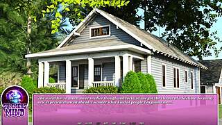 3D animated game of kissing my hot blonde bestie