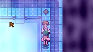 Jodi and Caroline's spa day in Stardew Valley