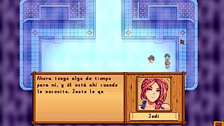 Jodi and Caroline's spa day in Stardew Valley