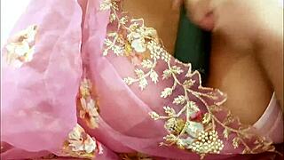 Aunty's secret desire: A hot and steamy experience with a Latina teen in saree