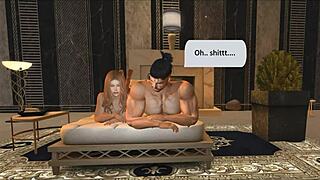 A beautiful woman with big natural breasts and an amazing ass gets anal sex