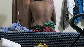 Young Indian college student gives blow job to her uncle