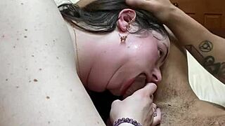 Ella is a bad girl and enjoys analingus and sucking big dicks