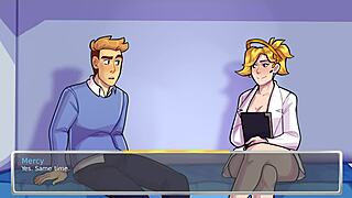 Studying with hot teacher Mei in 3D hentai animation