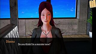 Adult visual novel walkthrough: My new family 212