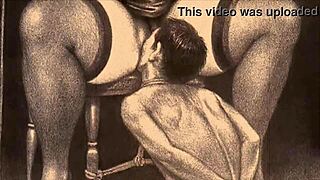 Erotic illustrations from the past