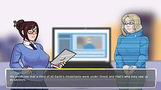Studying with hot teacher Mei in 3D hentai animation
