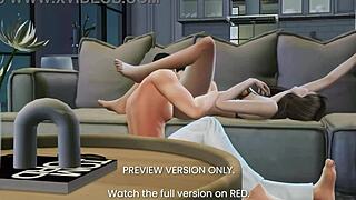 3D animated hentai preview with anime-style sex scenes