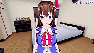 HoloLive Vtuber POV hentai featuring Tokino Sora and Nene