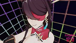 Beidou unmasked: Enjoy the cum shower