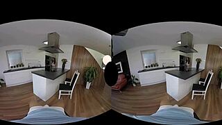 Morgan Rodriguez is a hot girl with sexy eyes and red hair in virtual reality porn