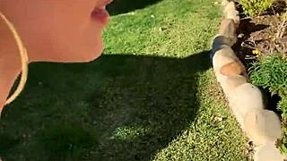 blonde teen kiara cole gets wild in public pov sex