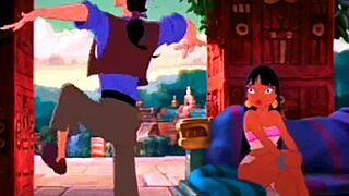 The animated sex scene from the movie The Road to El Dorado