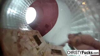Christy Mack and Ivan have fun in the shower