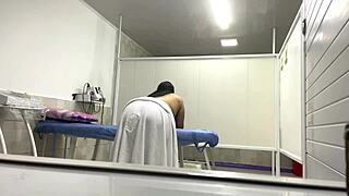 Curvy Patient Oiled Up and Filmed in the Doctor's Office
