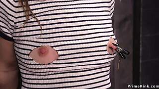 Hey, watch this babe’s ass whipped in bondage!