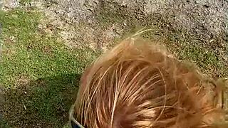 Amateur videos of a tanned Latina girlfriend on the beach