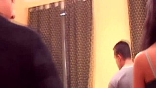 Brunette beauty gets it from all sides in a wild 3 woman scene