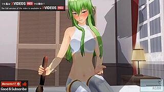 3D cartoon sex: Code Gear's rough anal sex with Loulouche