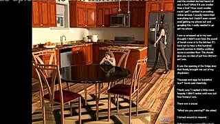 3D animated porn with an anime theme in the form of a comic