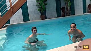 HUNT4K: Spa Zone Blowjob and Fucking for Free Time Access