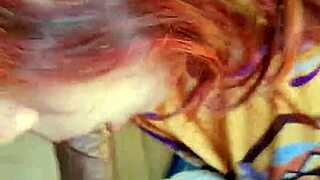 Cum in mouth and sloppy head in hot black cock video
