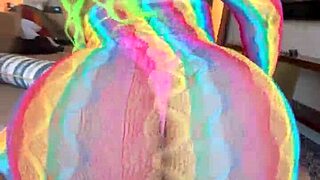 Moee’s big ass twerks in doggy style with Gibby the Clown
