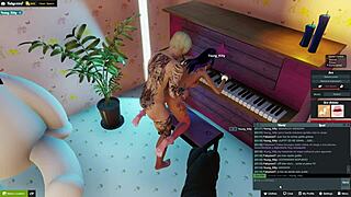 Young lover films 3dxchat action with petite teen and MILFs