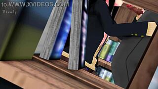 Akiba's destruction continues in this porn video