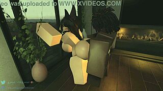 tattooed trans mature strokes her fat dick in a solo session