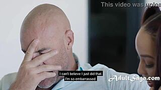 Alexis Tae takes anal pounding from boyfriend’s old man Charles Dera.