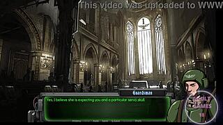 Warhammer 40k Inquisitor Trainer 1: A hentai game with anime art