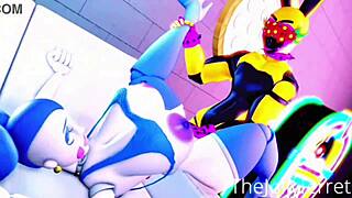 The animated porn movie of the Ballora character from the popular video game Five Nights at Freddy's