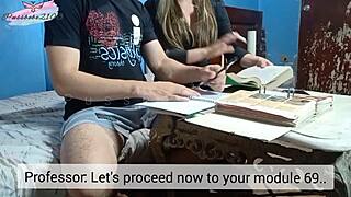 Teen amateur gets hardcore doggystyle sex with teacher