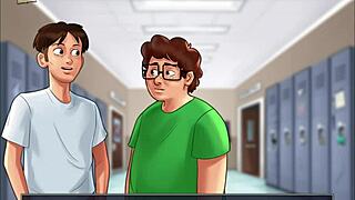 Summer of love: Erotic cartoon story