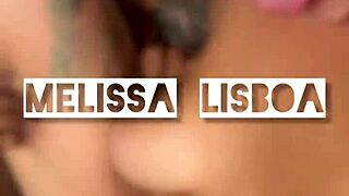 Lesbian Melissa shows her body and breast while she is milking. Part 1