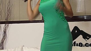 sofia gets so wet and squirts hard in this cute italian webcam session
