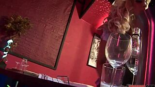 Carmel Moore enjoys rough sex on the bed with a group of people