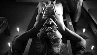 Sally's roleplay game continues as she gets bound and fucked in this amateur couple's video