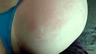 Cum on tarty ass on the beach