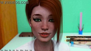 Fat guy's big dick and mature look attract busty redhead