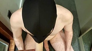 sissy sub learns to suck under latina mistress orders. her strict spanish commands make him obey fast.