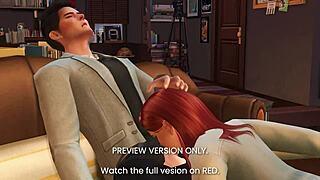 3D animated love affair with your grandmother: A hentai series