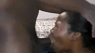 Black cock loving ebony gets sloppy top