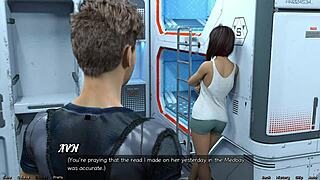 stranded in space 105 - scheming a hot threesome with bisexual neighbor girl