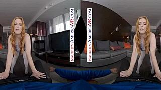 Penny Pax in virtual reality experience from Naughty America